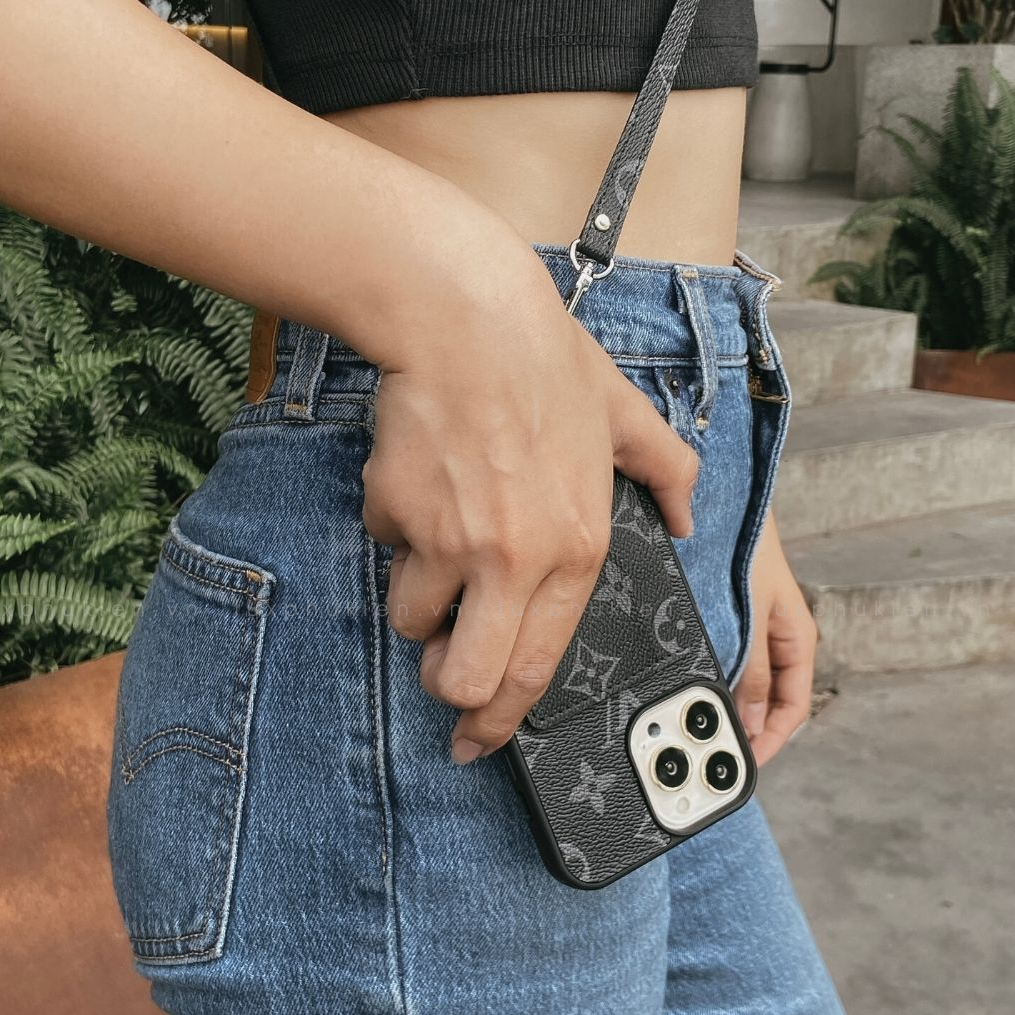 Recycled Louis Vuitton Canvas Iphone Case IP-LV3