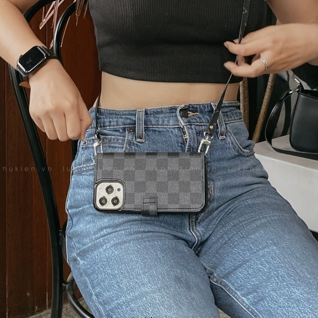 Recycled Louis Vuitton Canvas Iphone Case IP-LV4