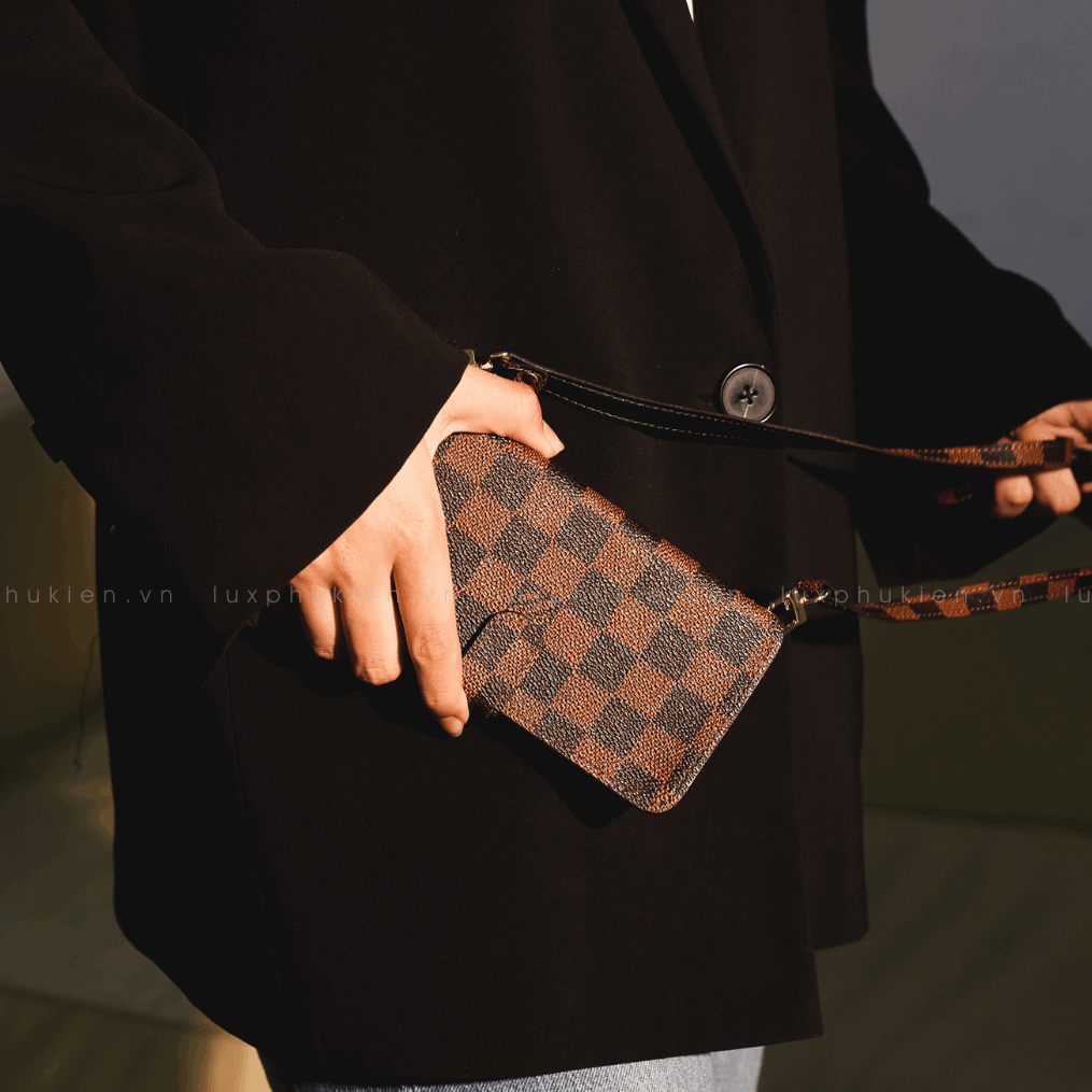 Recycled Louis Vuitton Canvas Iphone Case IP-LV4