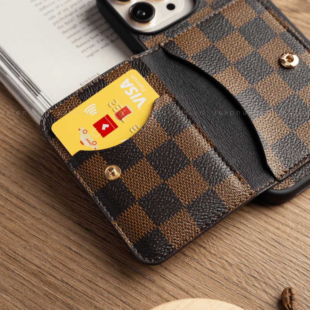 Recycled Louis Vuitton Canvas Iphone Case IP-LV7