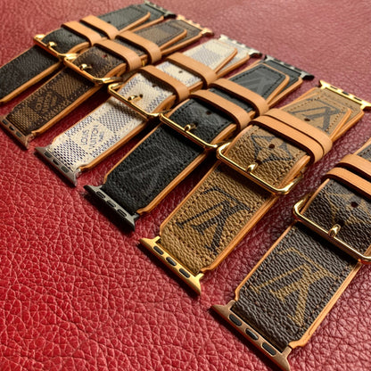 Recycled Louis Vuitton Apple watch band AW-LV16