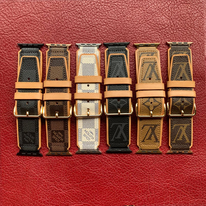 Recycled Louis Vuitton Apple watch band AW-LV16